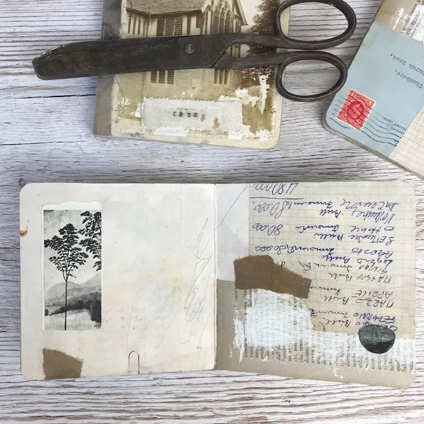 jack ravi - found photos art & mixed media storytelling