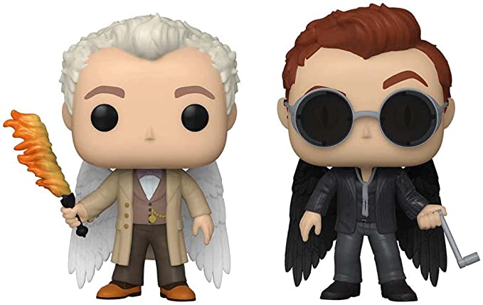 Pre Order Now! The new Good Omens Funko POPs! Are abailable below