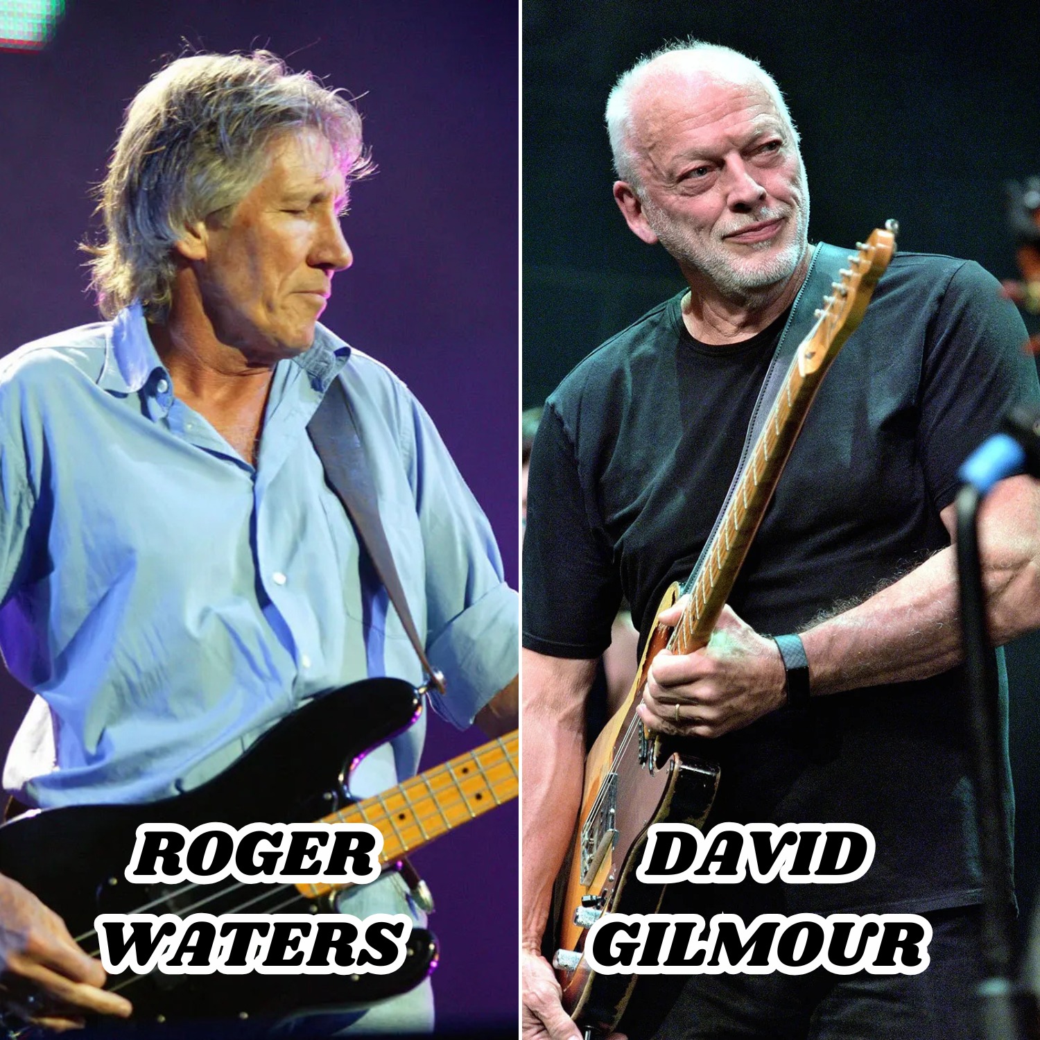 Roger Waters and David Gilmour represent a historic creative