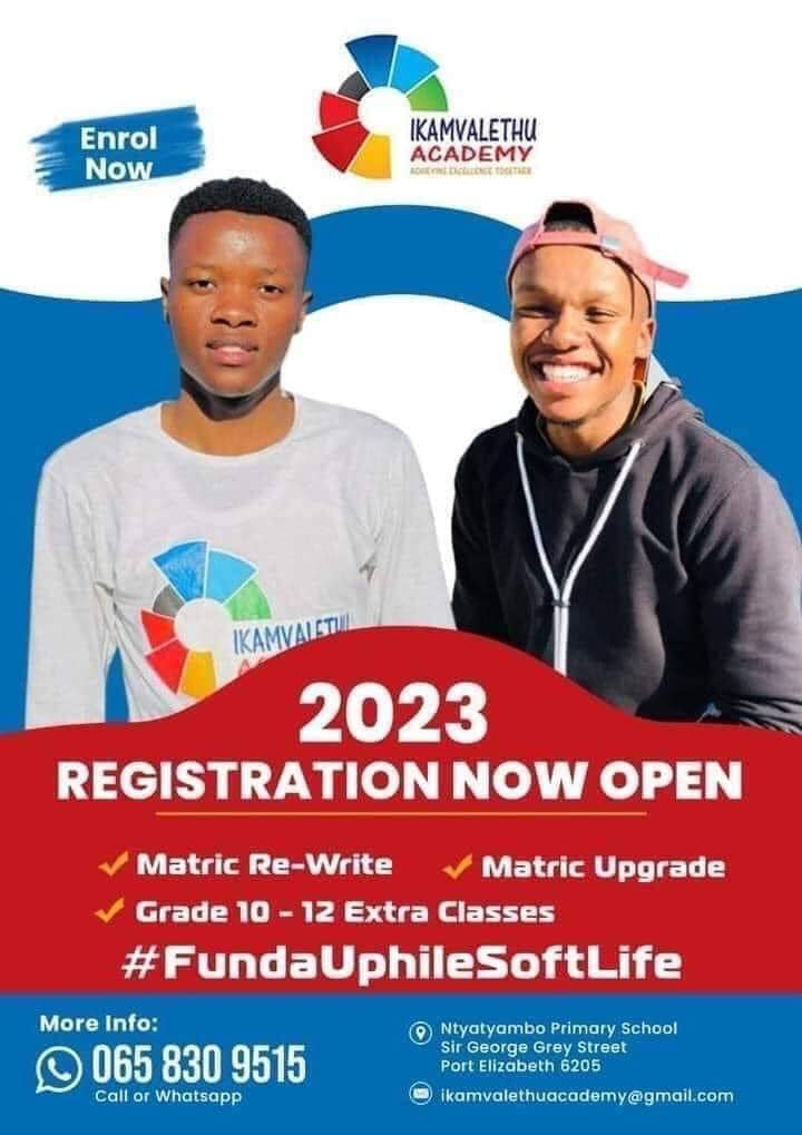 🚨🚨MATRIC... - Ikamvalethu Academy Matric Upgrade/Rewrite | Facebook