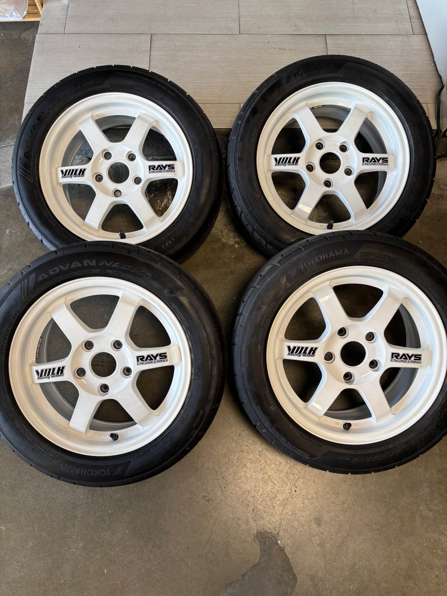 F/S: OG Te37 15x6.5 +39 5x114.3 Available for sale is a minty set 