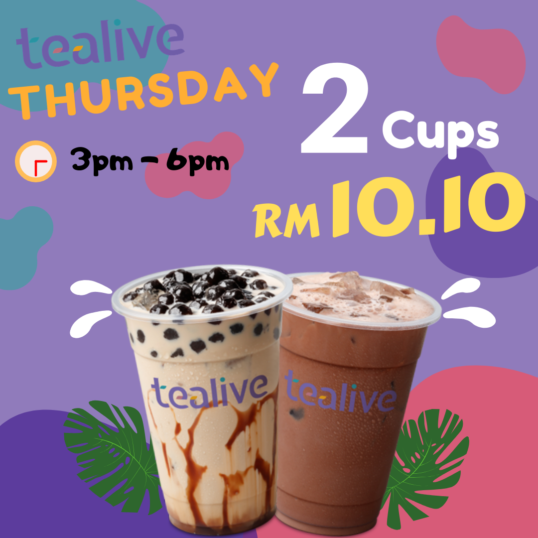 Halo Delivery Happy Thursday Tealive Promotion Today Facebook