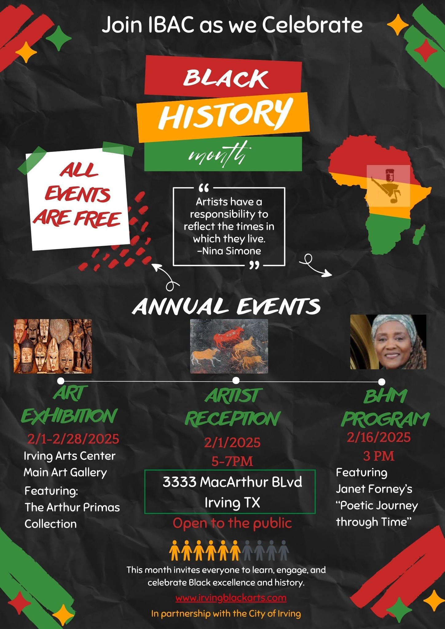 Celebrate BLACK HISTORY the whole month of February