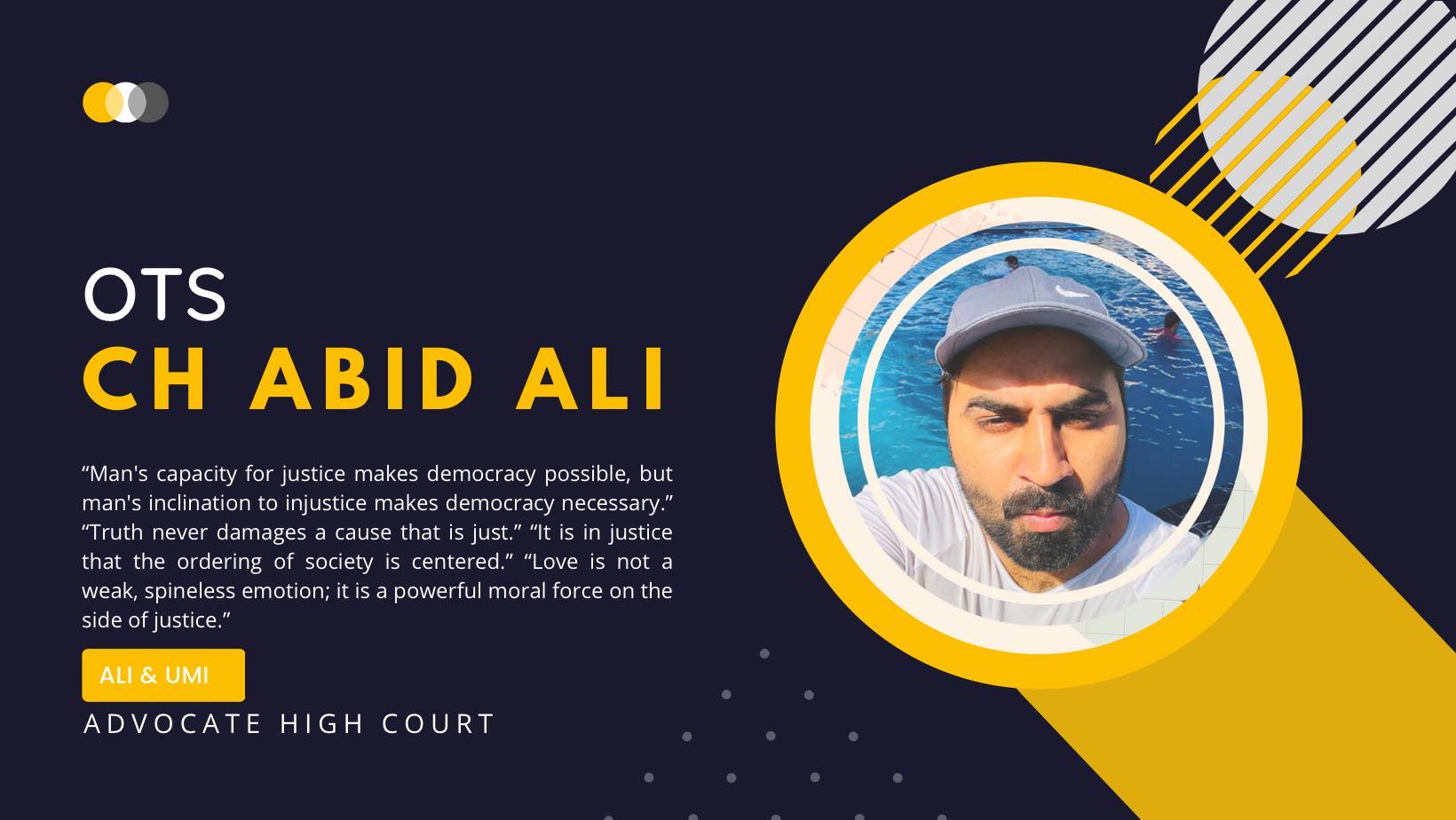 Chouhdari Abid Aly Adv