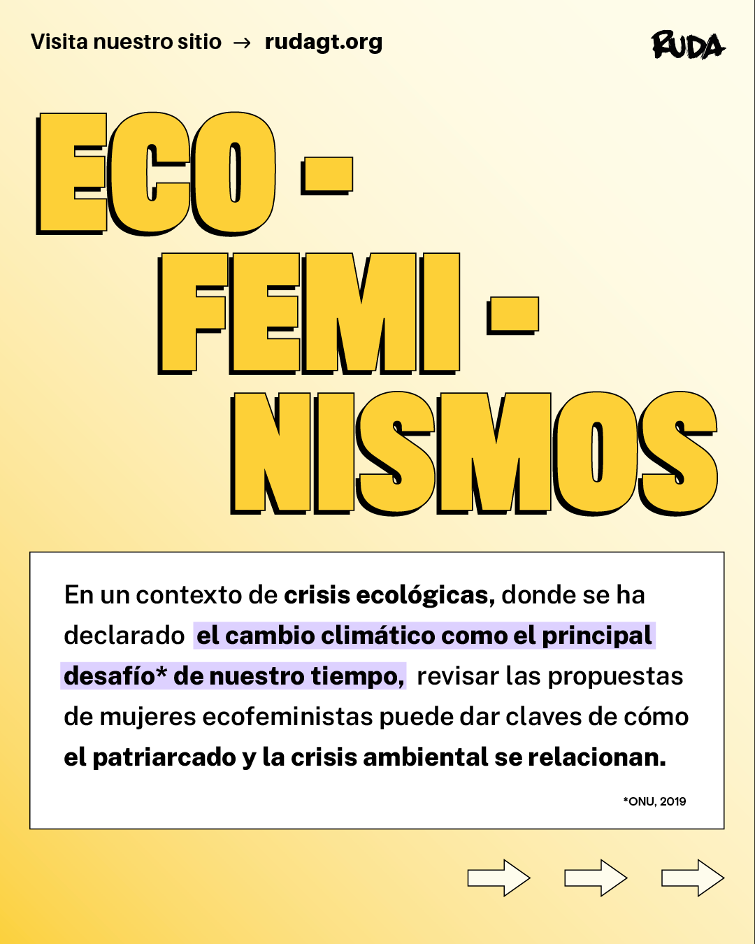 Ruda - ¿Qué es el ecofeminismo? 🌿 RUDA explica | Facebook