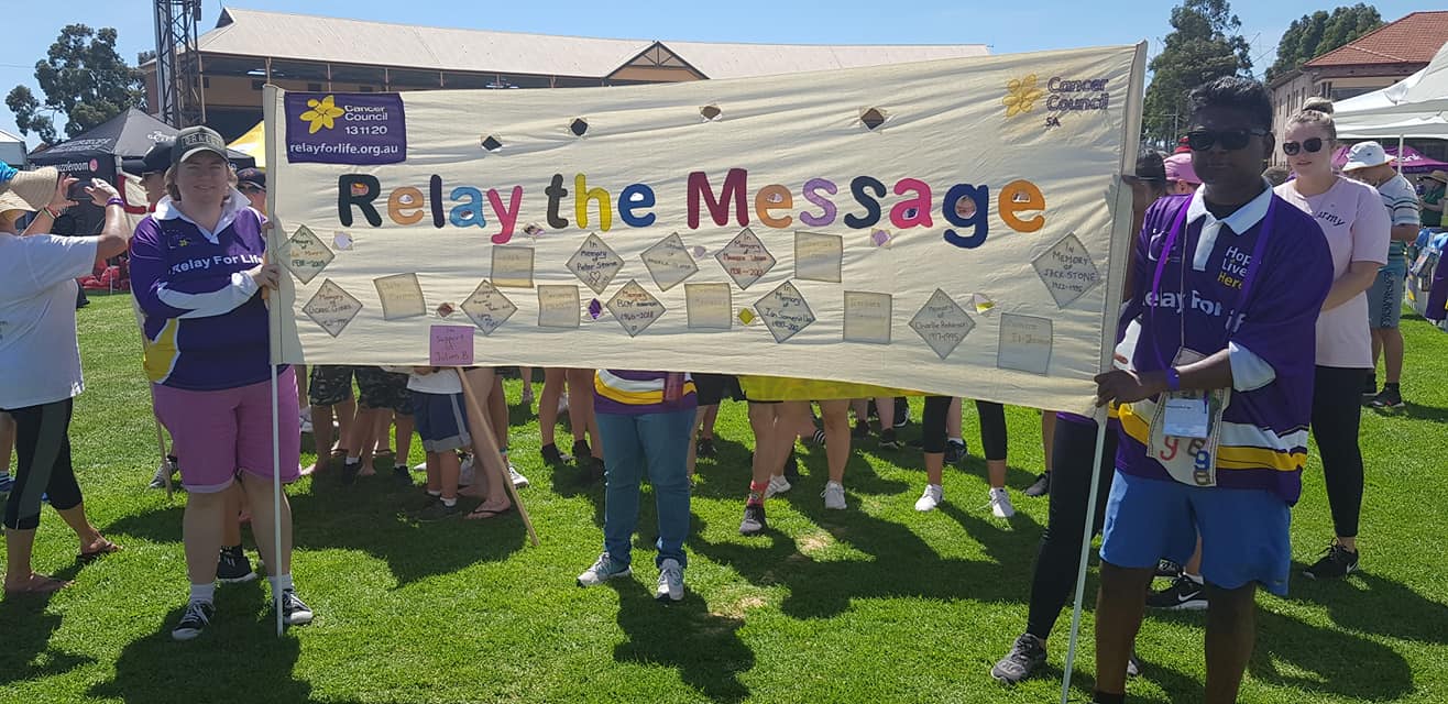 Relay the Message Public Page - Relay for Life Charity | Adelaide SA
