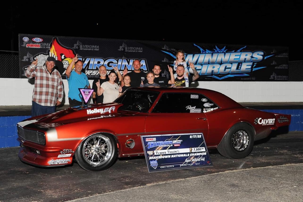 Speedtech - Congratulations to Ronny Rhodes and crew on...