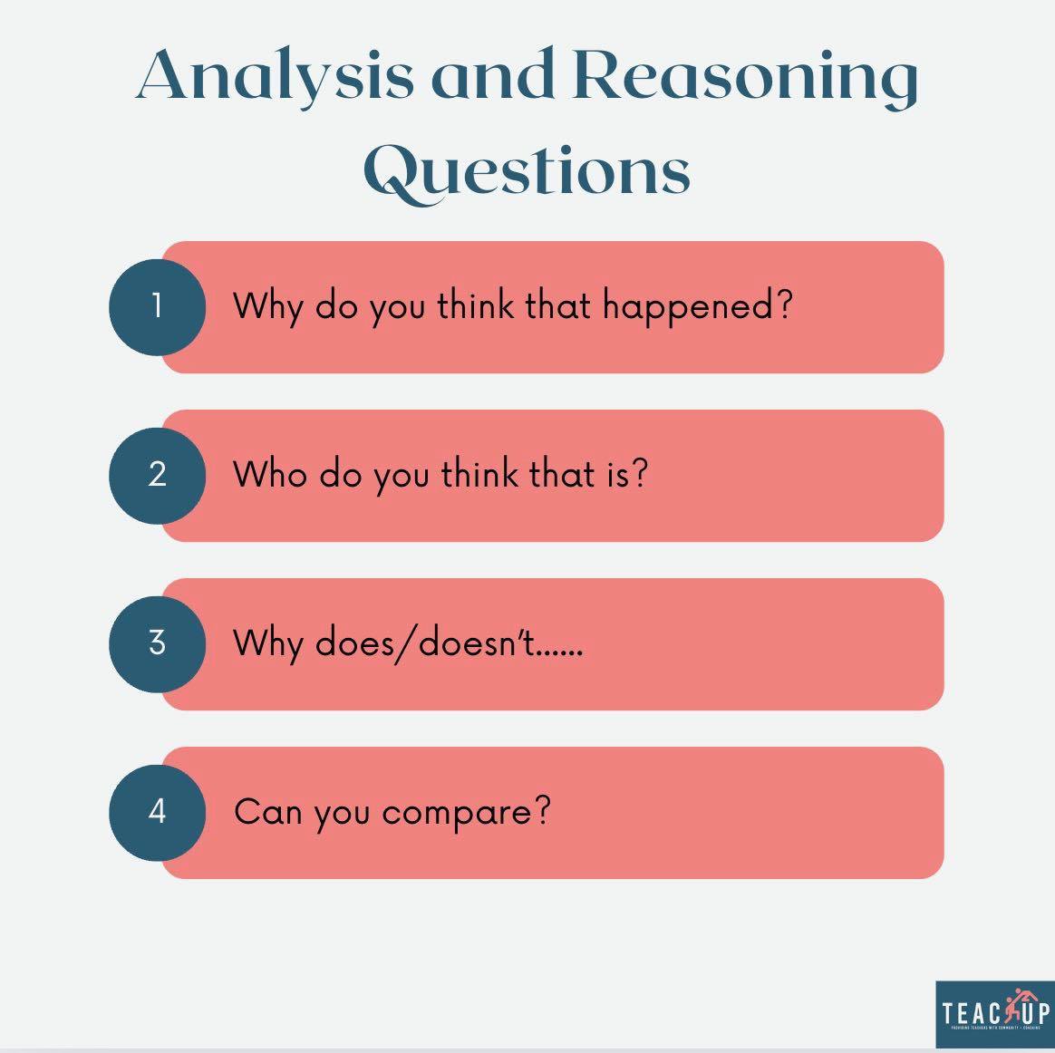 TeachUp - 🔍 WHY ANALYSIS & REASONING MATTER IN PLAYTIME 🔍 As preschool ...