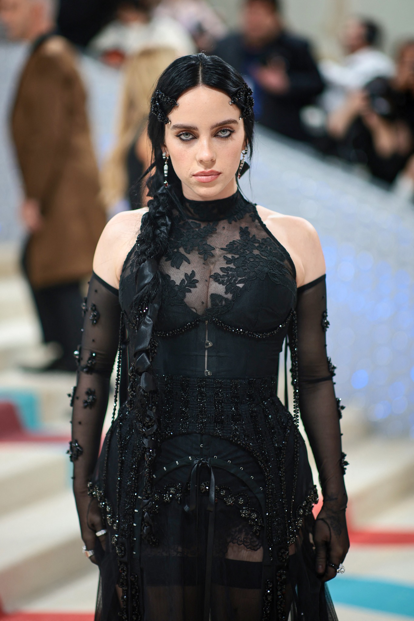 billie eilish black dress met gala IS SERVING LOOKS 🖤 Billie attends the celebrating 