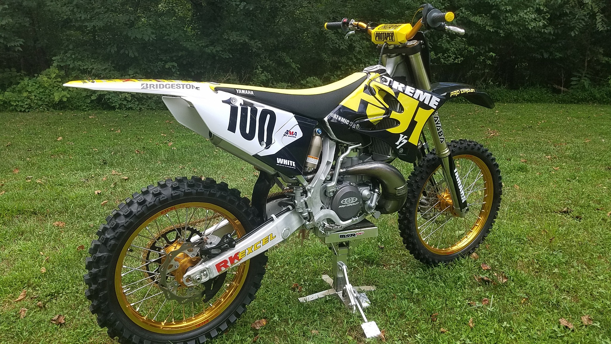 Yamaha 250 YZ 1996 : Jimmy Button Team Yamaha Xtreme PJ1