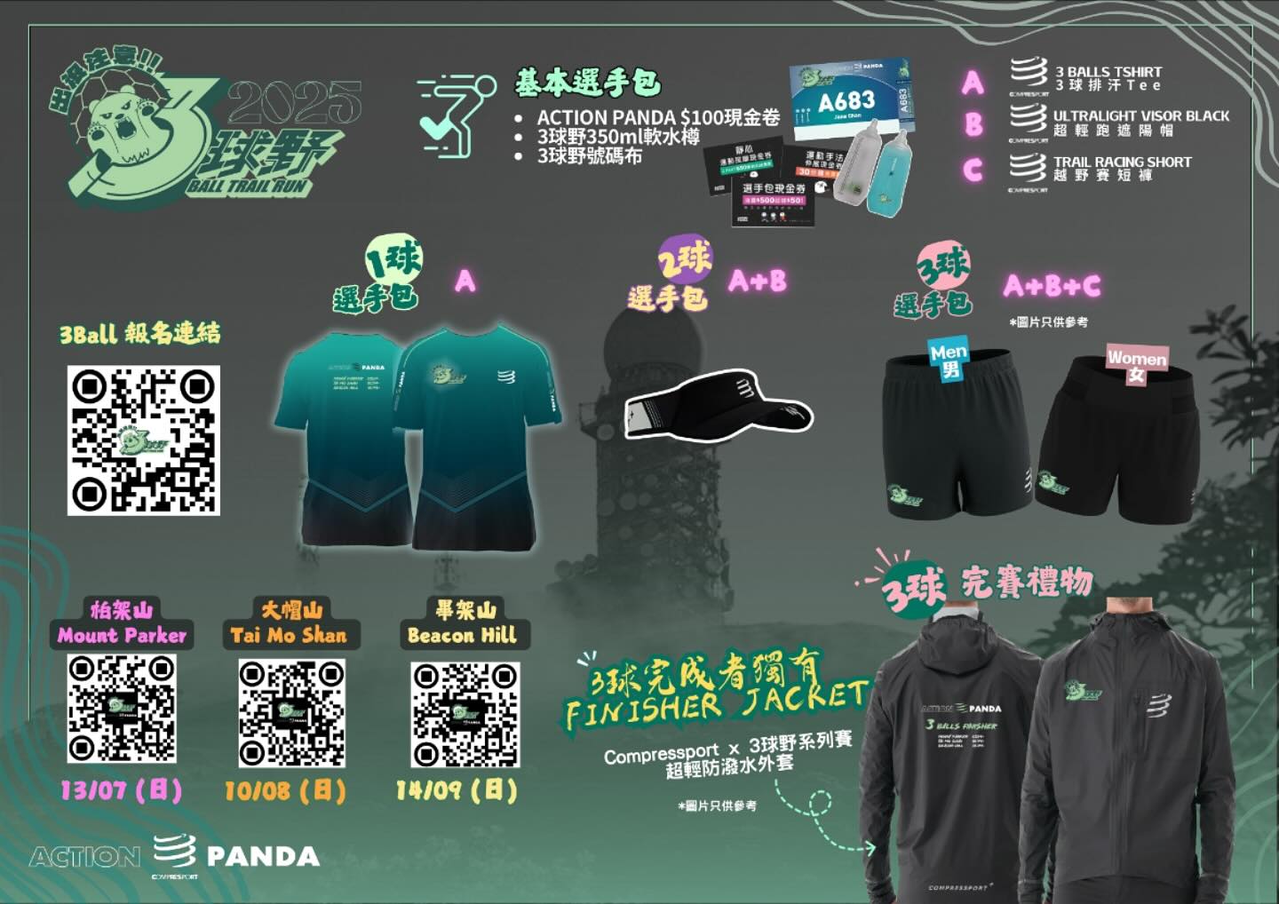 【第三屆 -... - Action Panda 3 Ball Trail Run Race | Facebook
