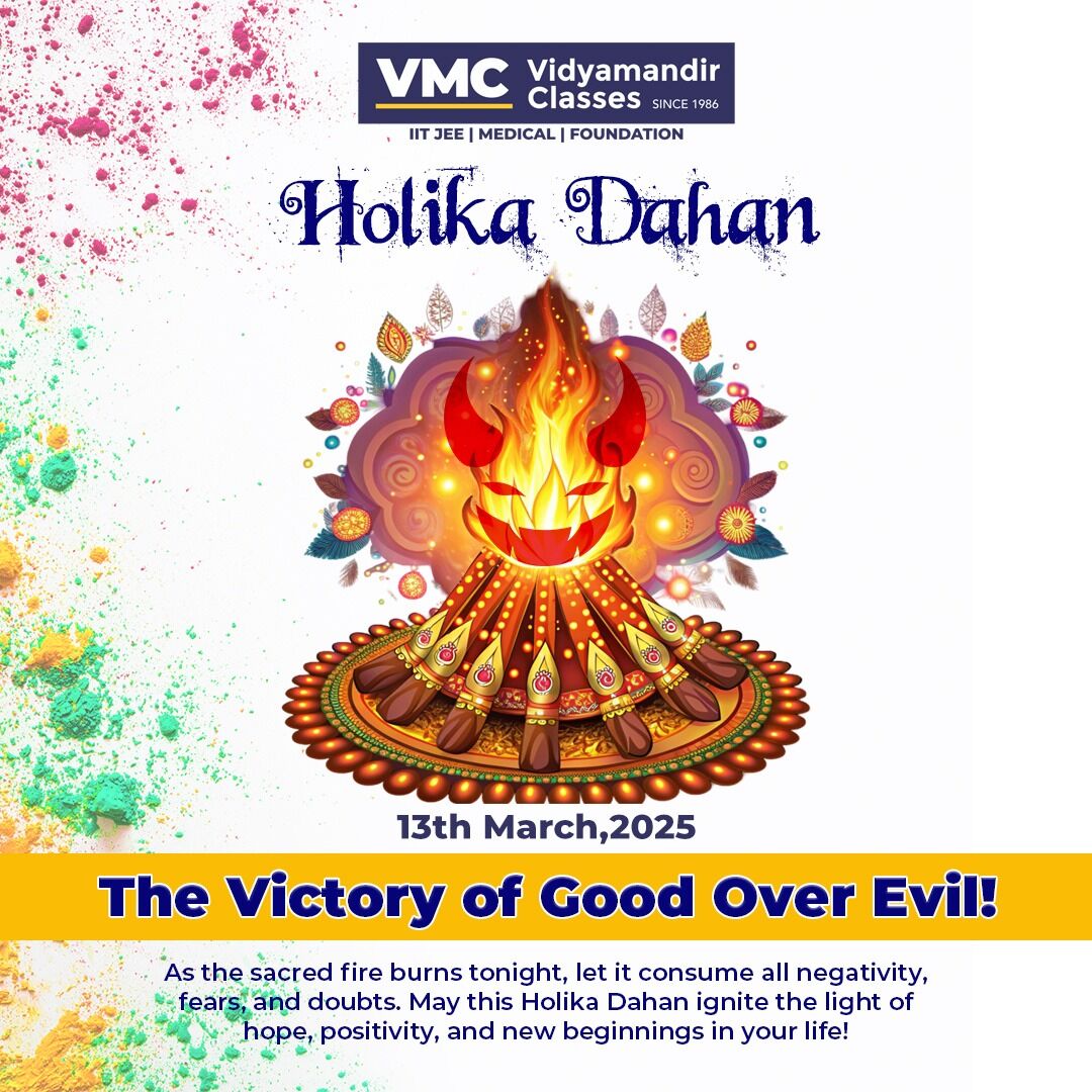 Vidyamandir - 🔥 Let the flames of Holika Dahan burn away negativity and ...