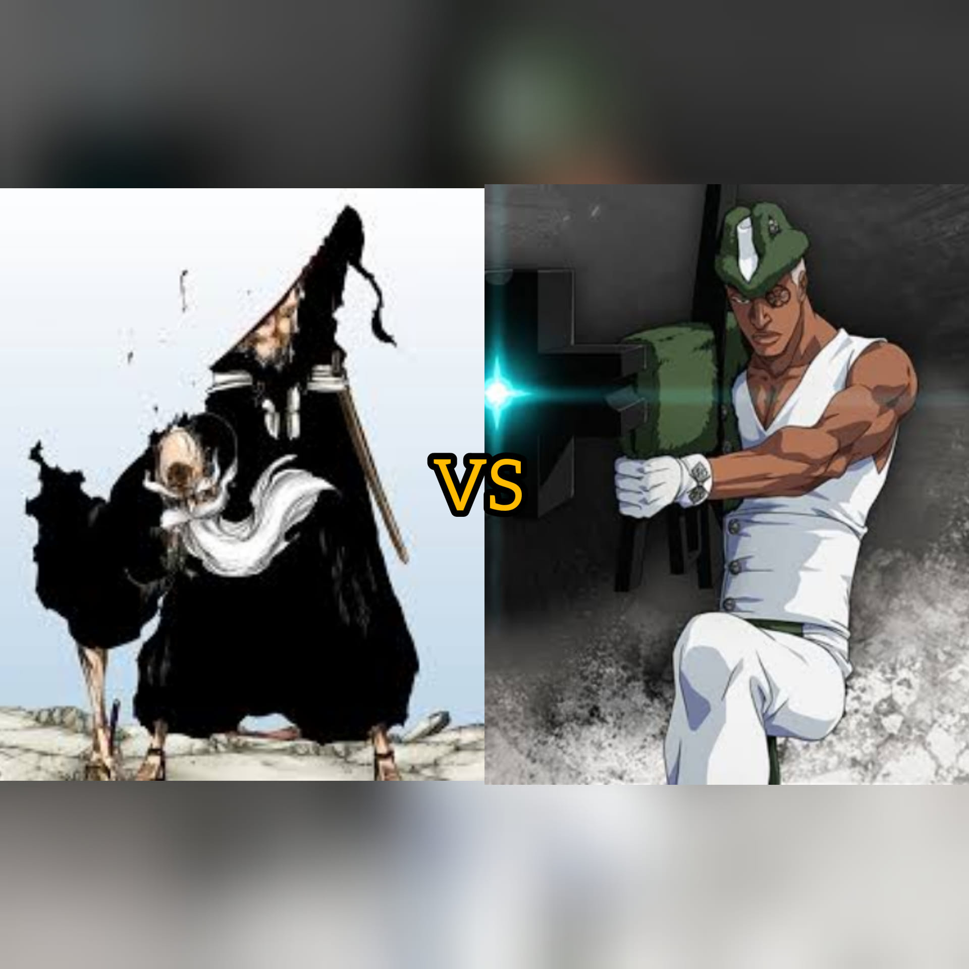 Imagining Yamamoto vs Kenpachi fight in Gotei 13