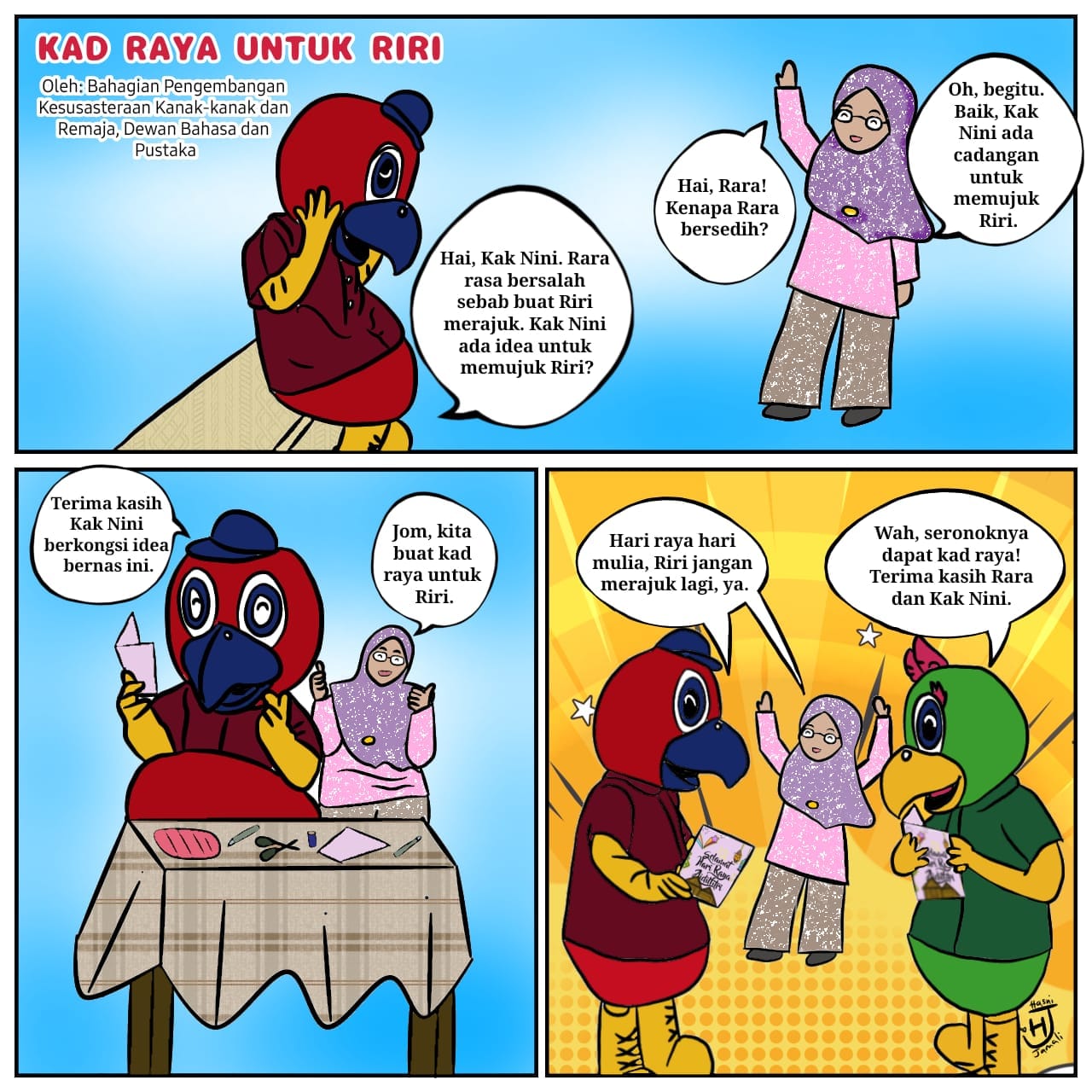 Dewan - Komik Rara Riri #RaraRiri #MalaysiaMembaca | Facebook