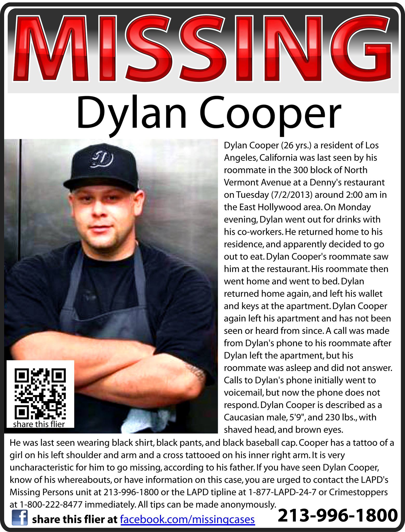 Locate The Missing - SAD UPDATE: :( Dylan Cooper has been located. Rest ...