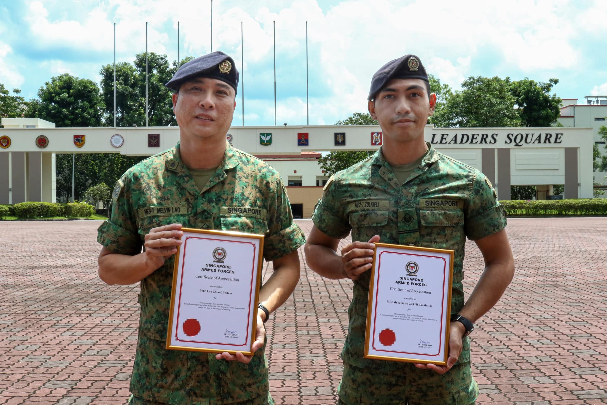The Singapore - ME3 Melvin highlights that safety is critical to ...