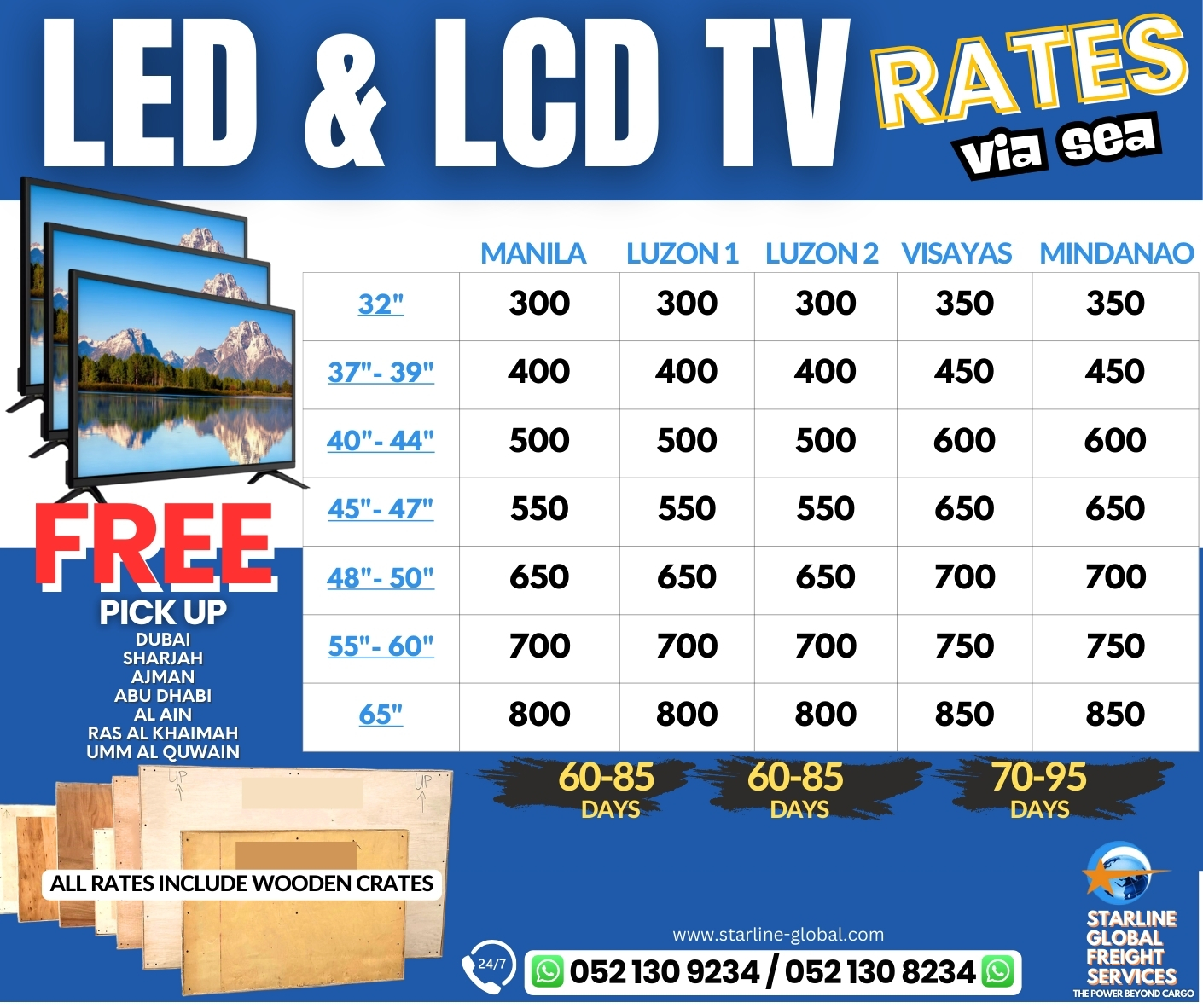Starline - ANY SIZE NG TV PASOK YAN SA BALIKBAYAN PADALA‼ IPADALA ANG ...