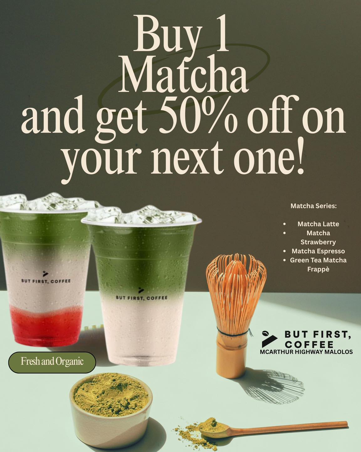 But - It’s a MATCHA made in heaven and it’s on promo! 🍵💚 MECHANICS ...