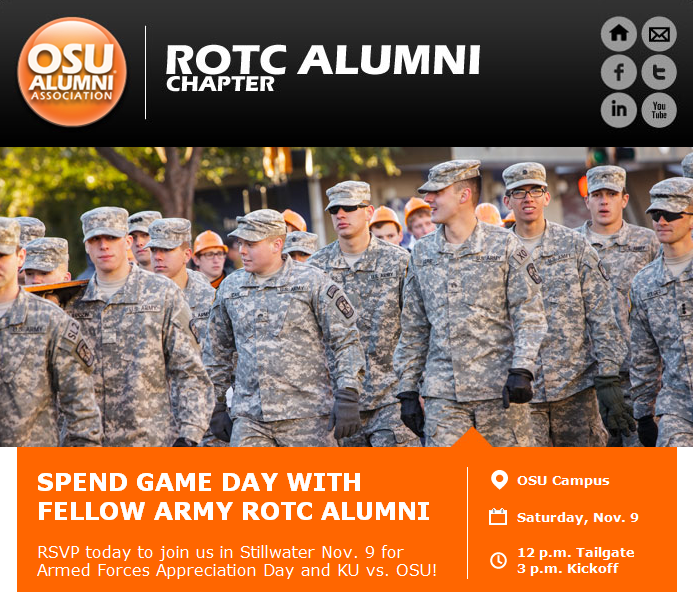 Oklahoma State University Alumni Association - Army ROTC Alumni Chapter ...