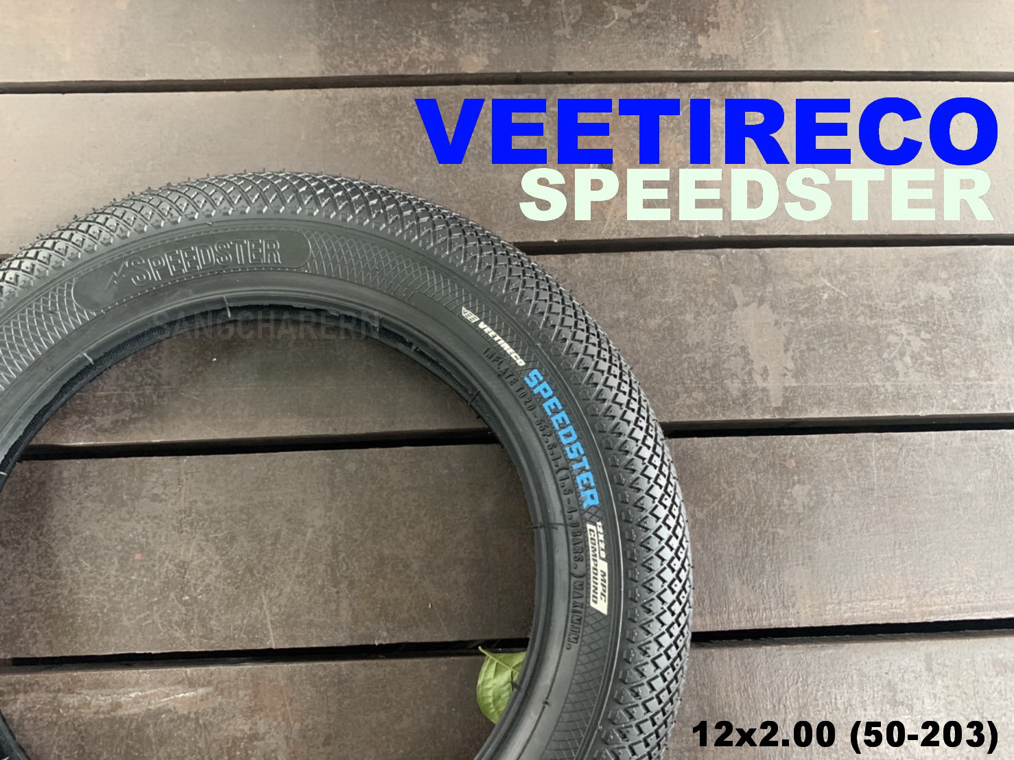 Coppia Pneumatici Vee Rubber Speedster 22x3.0 - TPI 65 Per Bici BMX - Foto 4