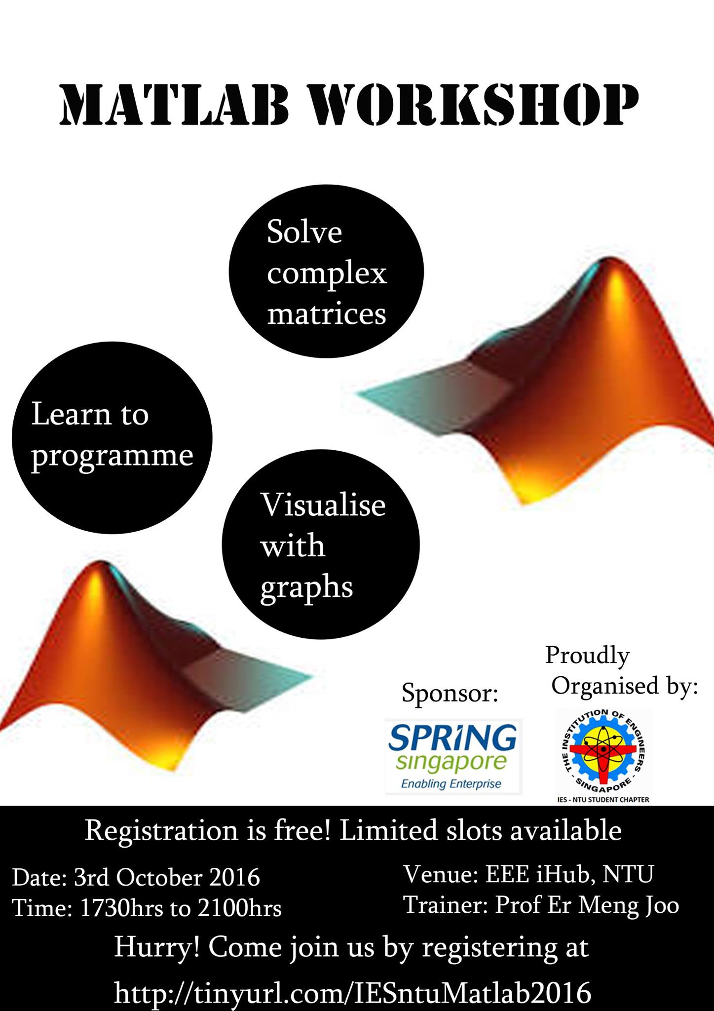 IES - NTU - [MATLAB Workshop] MATLAB Workshop is back! On... | Facebook