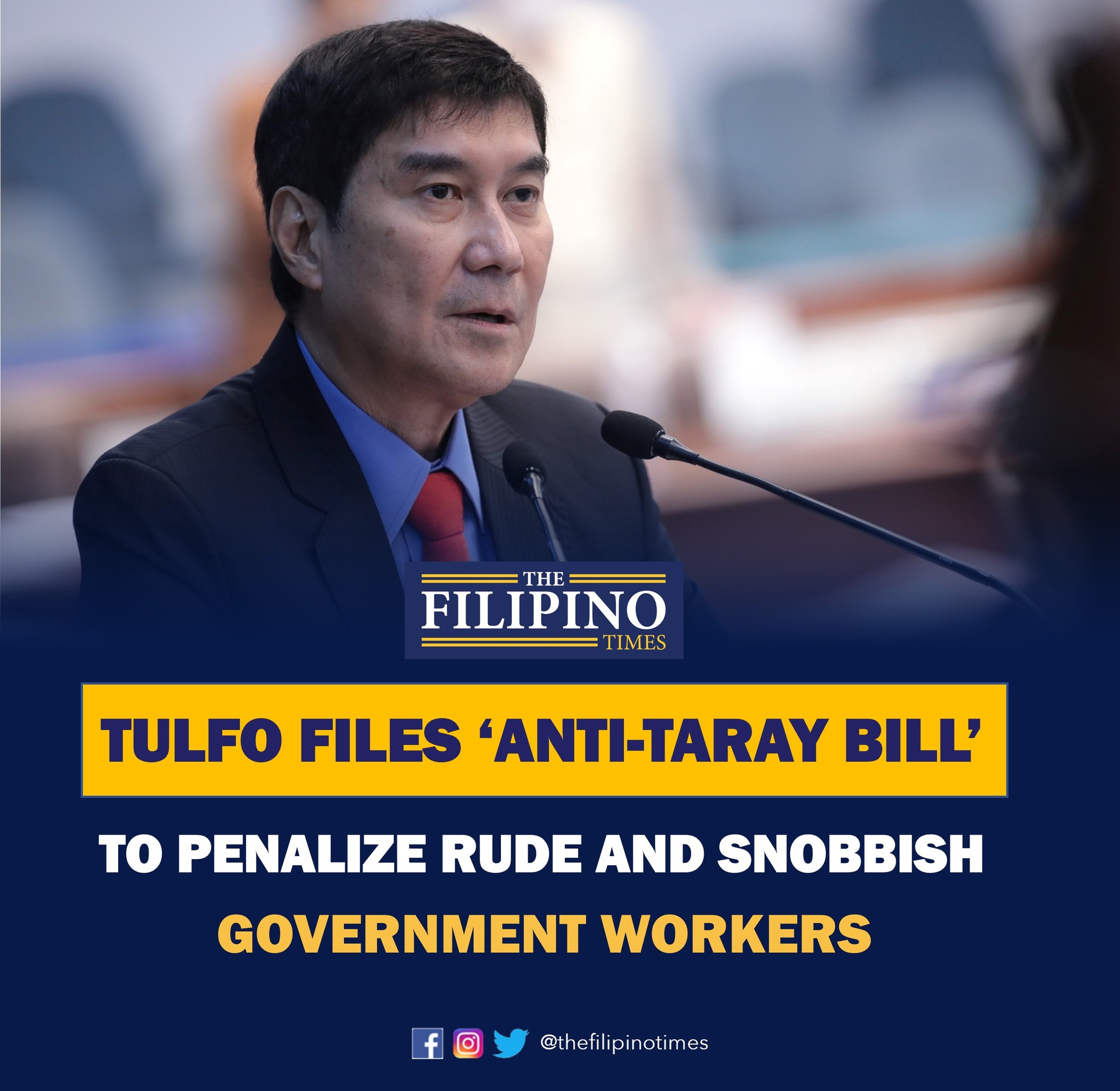 The Filipino - Senator Raffy Tulfo is seeking to investigate the ...