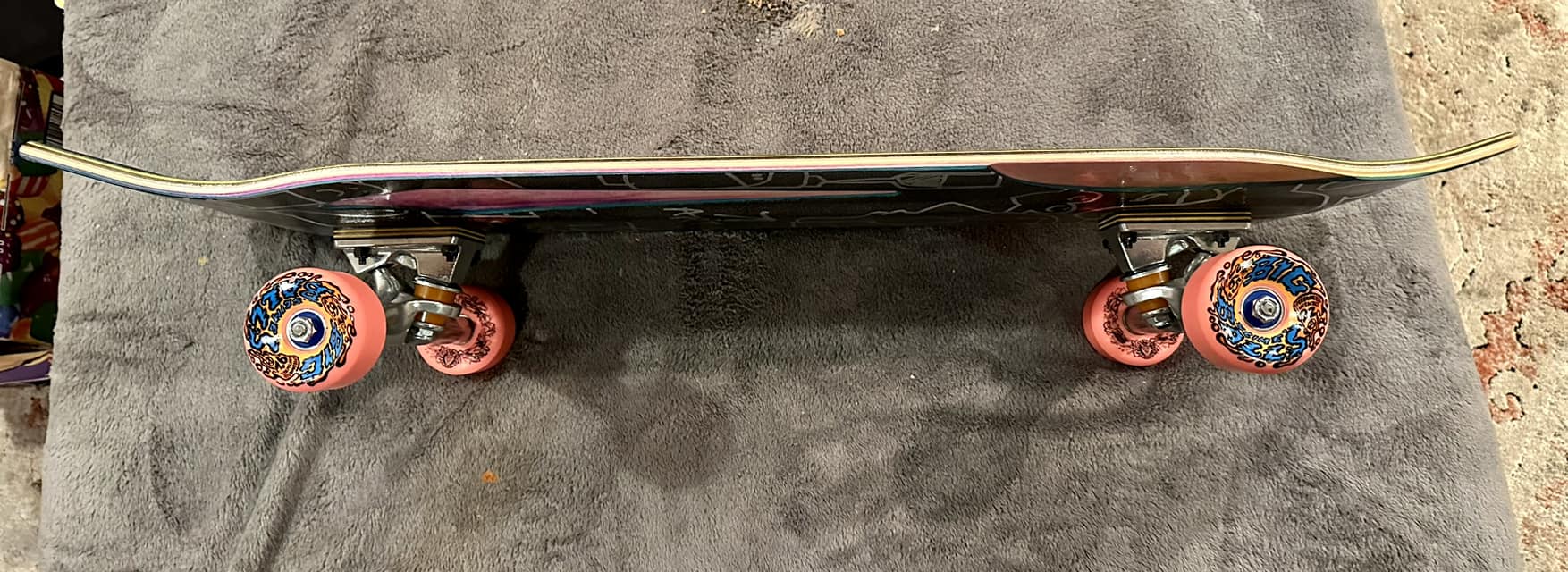 Krooked Evil Beamer skateboard with Indy 215 trucks