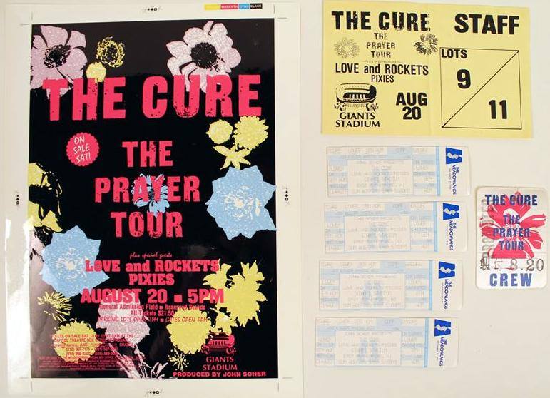 The Cure's 1989 Prayer Tour stop in St. Goarshausen, Germany