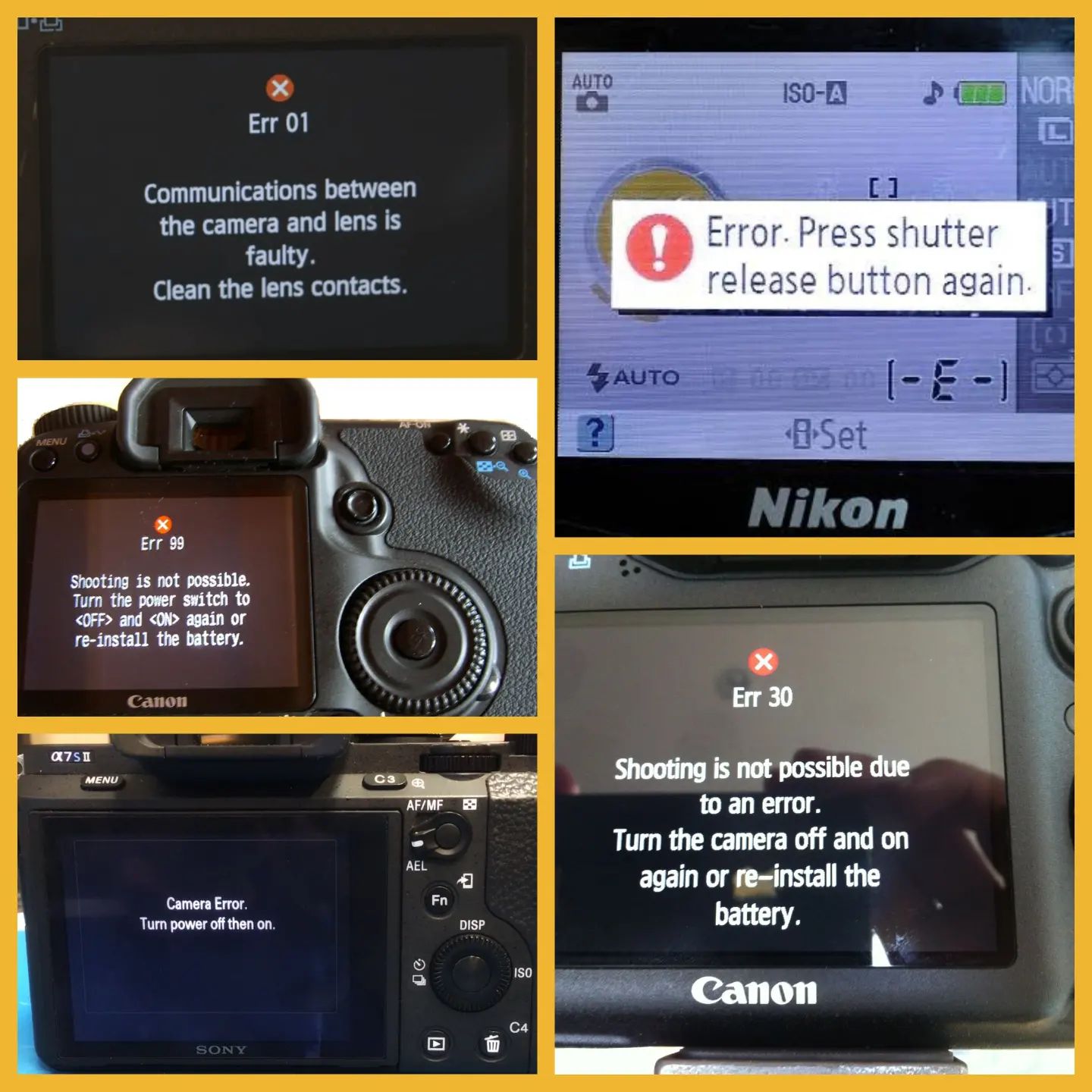 Do you have any errors that... - Vitech Camera Experts