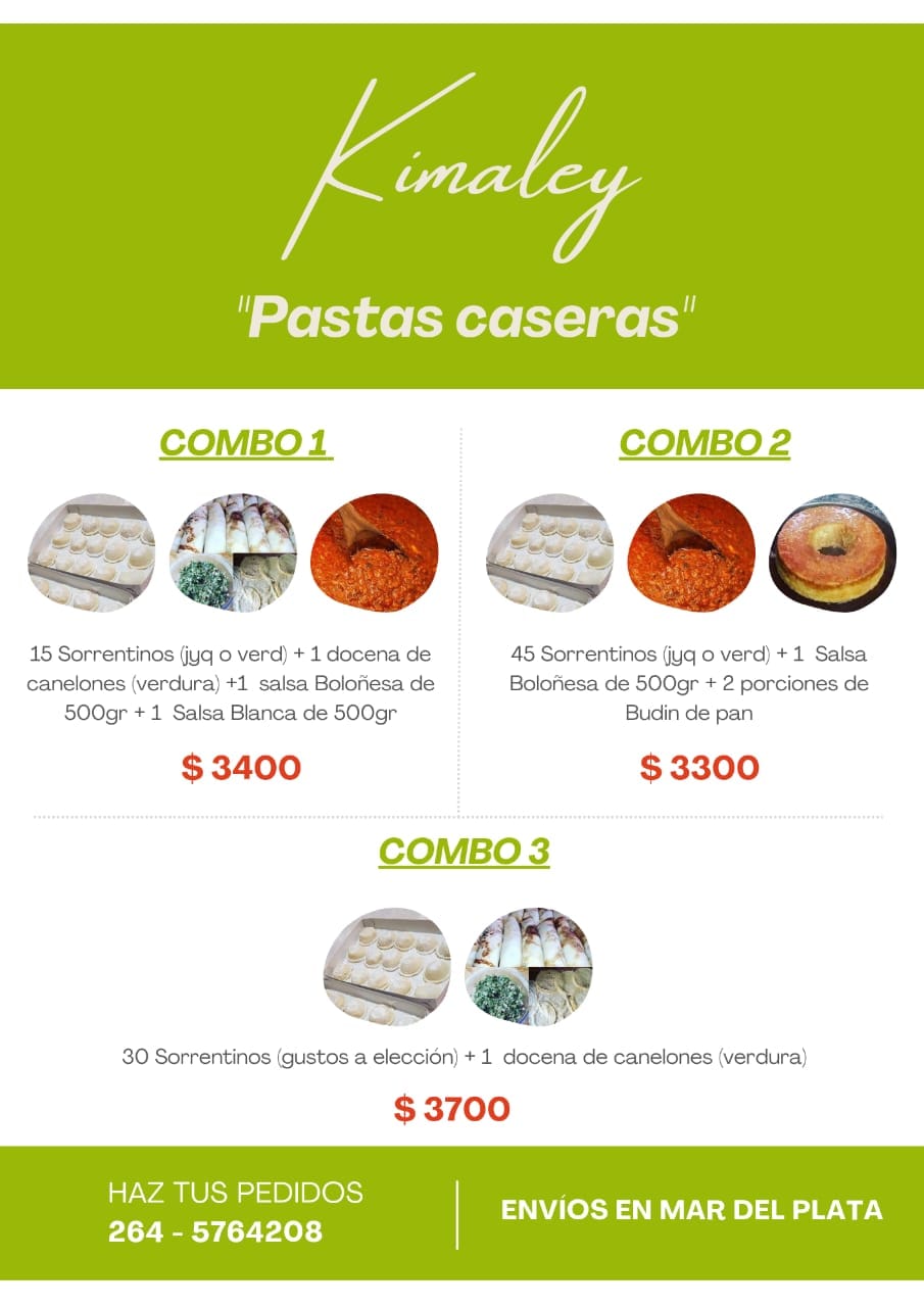 Kimaley Pastas Caseras | Mar del Plata