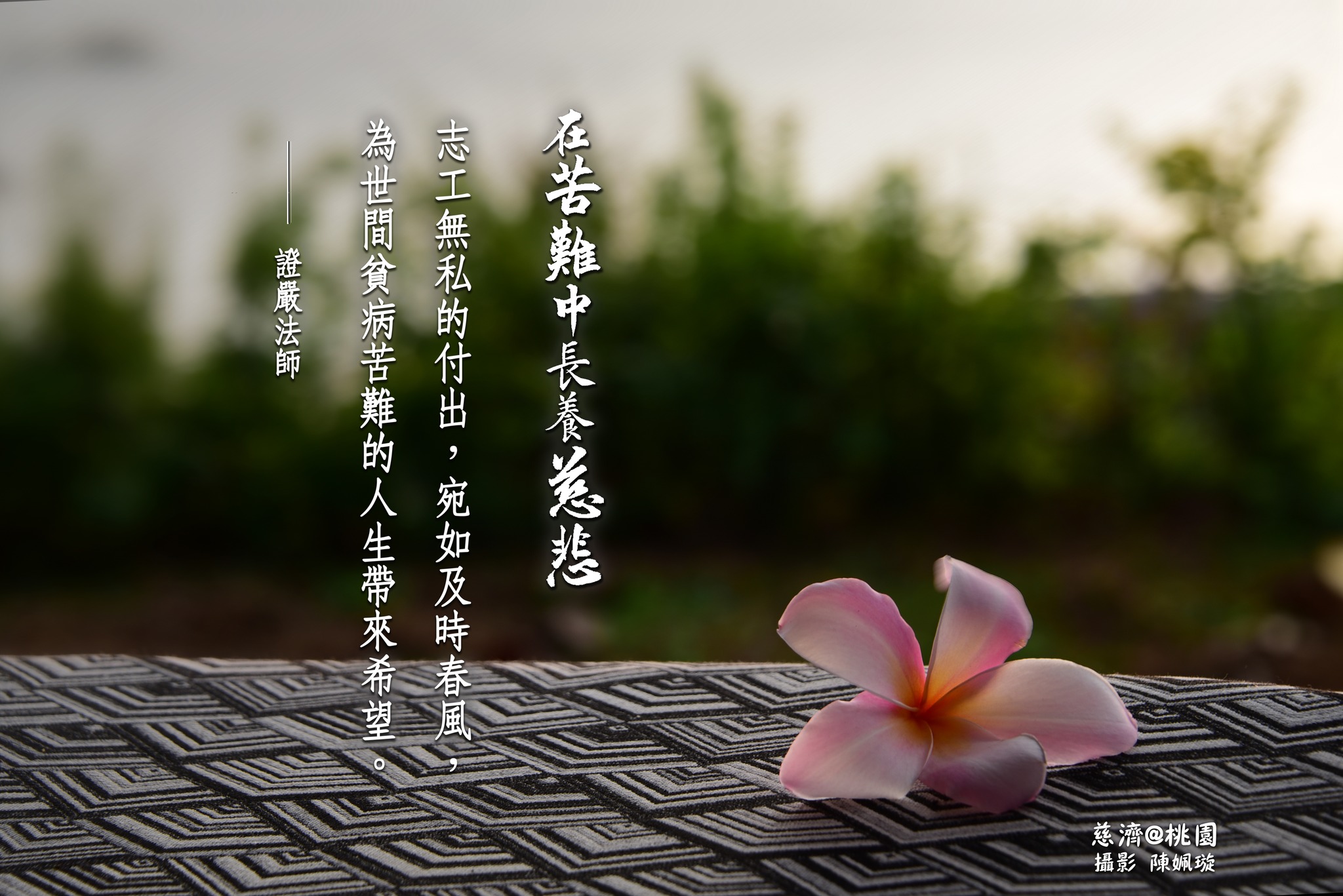 慈濟＠桃園 - 【在苦難中長養慈悲】 志工無私的付出，宛如及時春風， 為世間貧病苦難的人生帶來希望。 ————... | Facebook