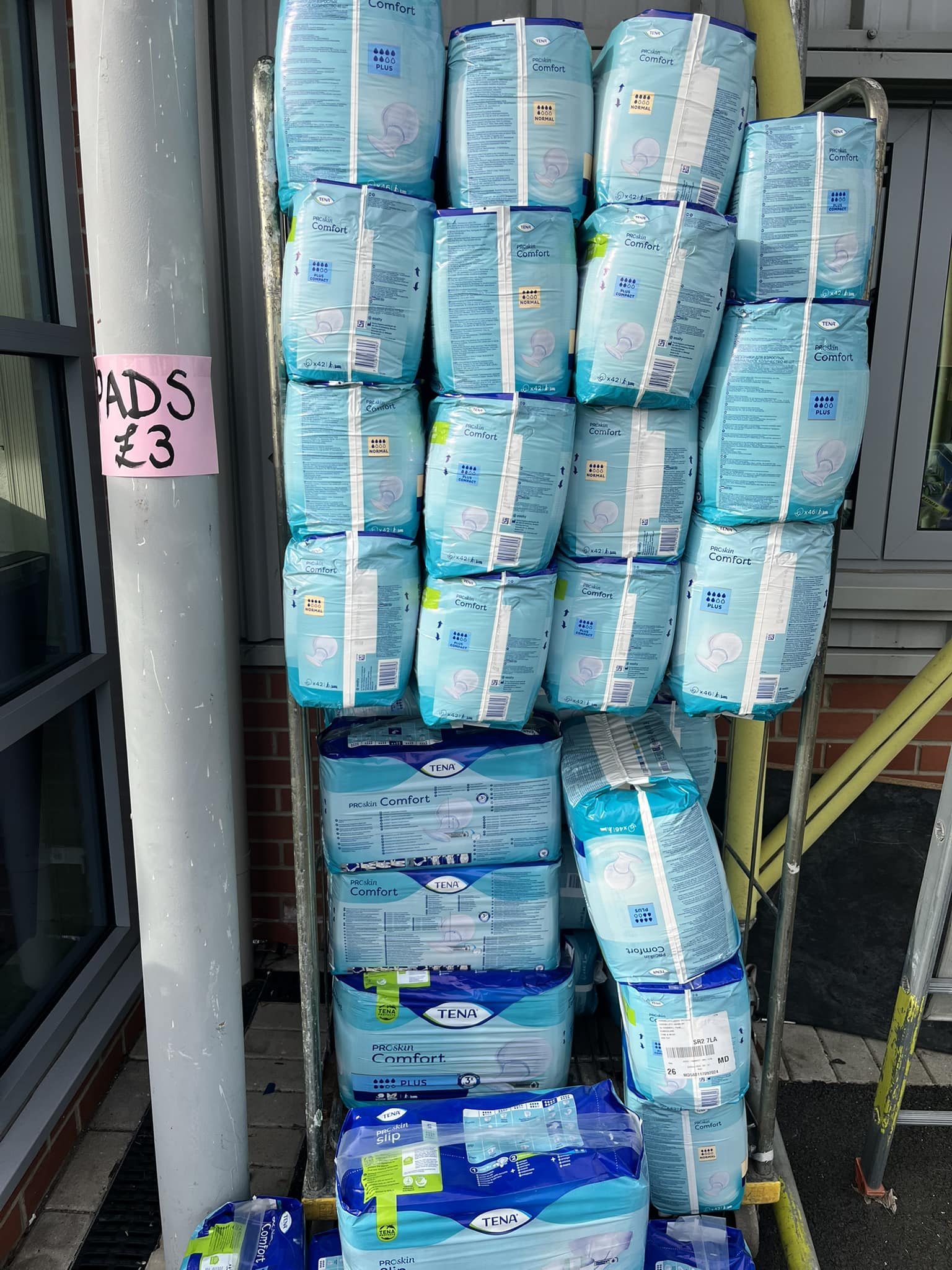 Incontinence pads £3 a pack. Different... - Revive Sunderland | Facebook