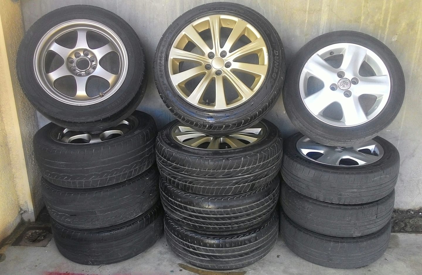 16 Weds Leonis mags and tires