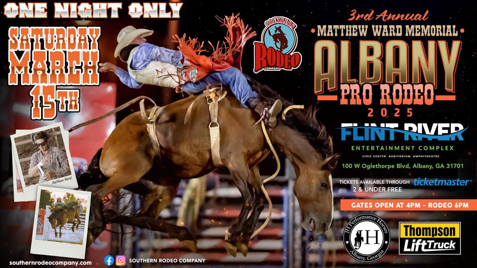Matthew Ward Memorial - Albany Pro Rodeo | Albany GA