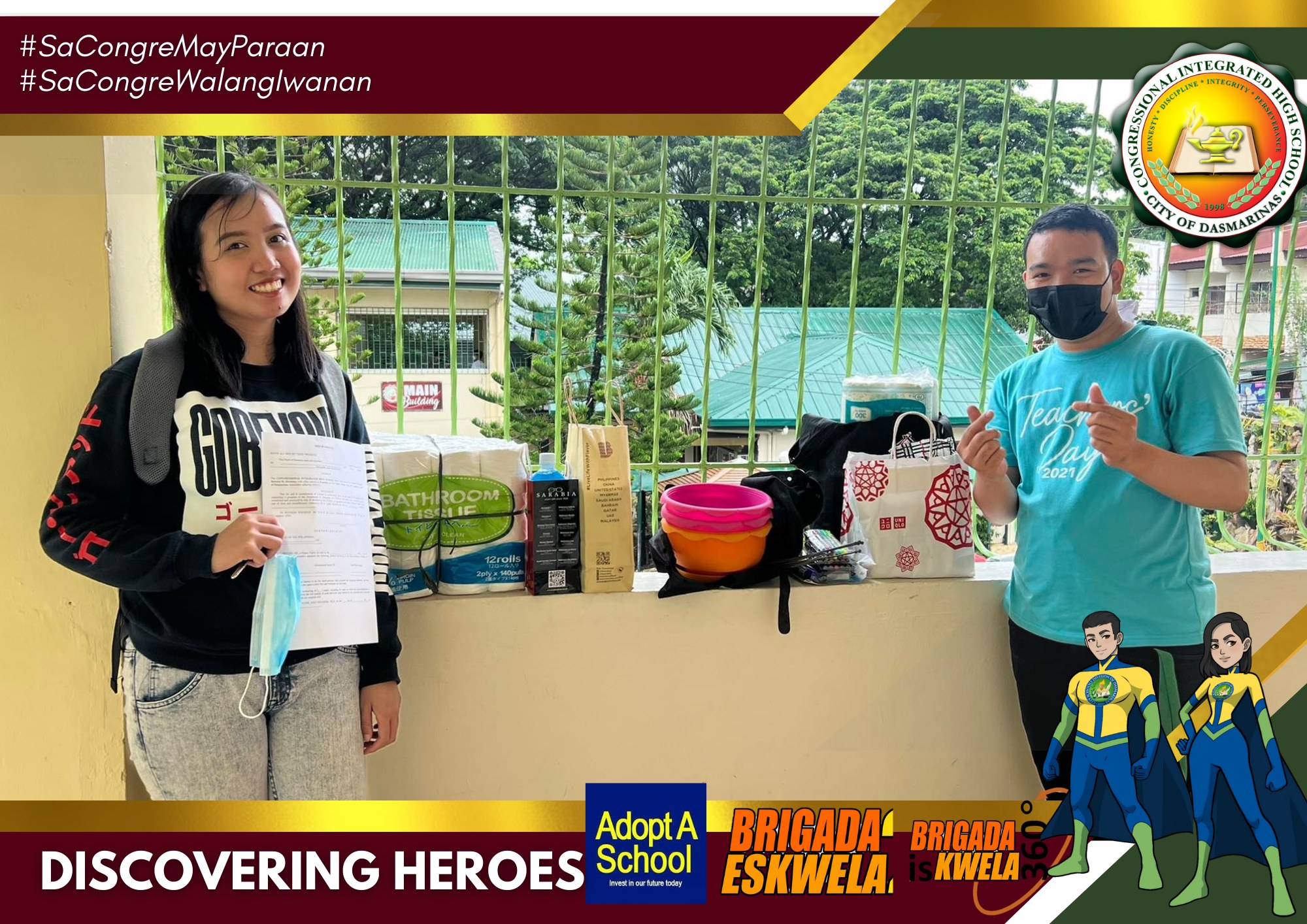 DISCOVERING HEROES: Thank you Grade 10-Tolentino for donating the ...