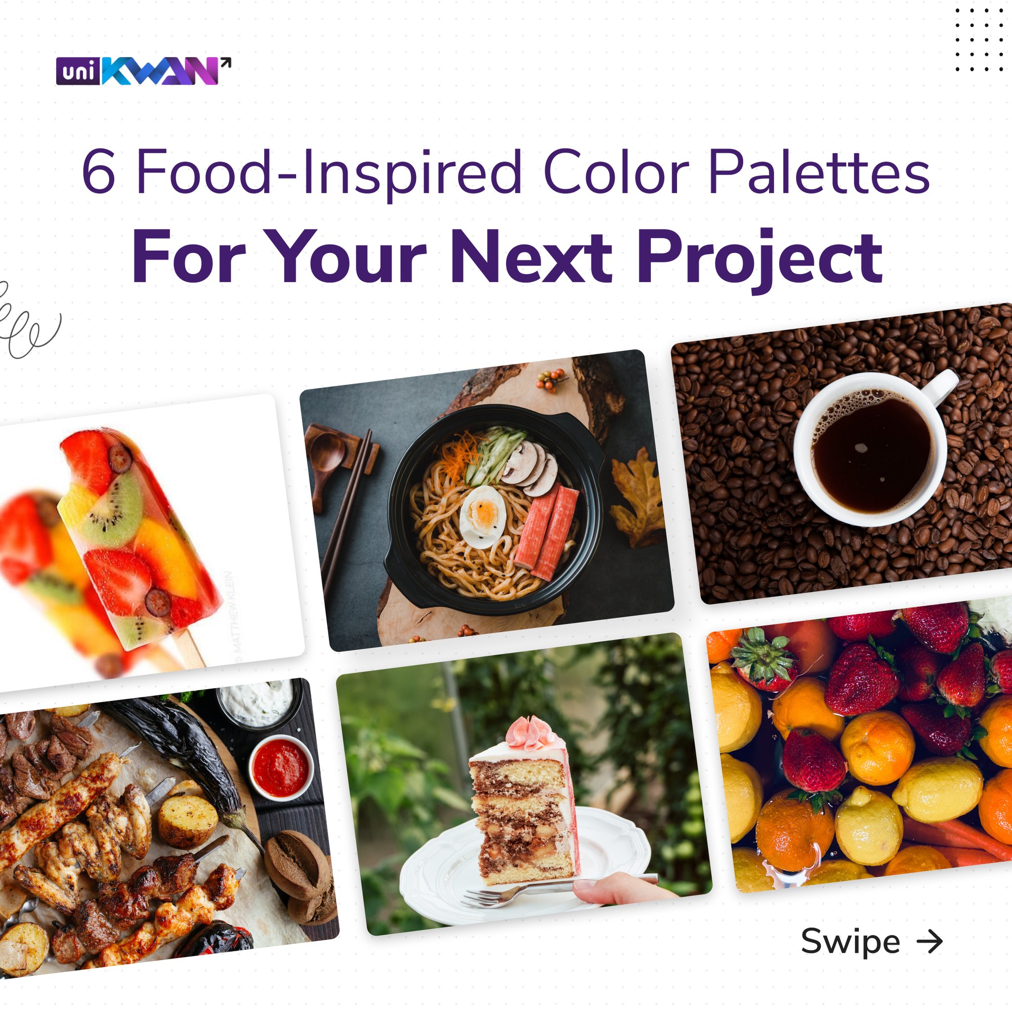UniKwan - Check out these cool & vibrant food color...