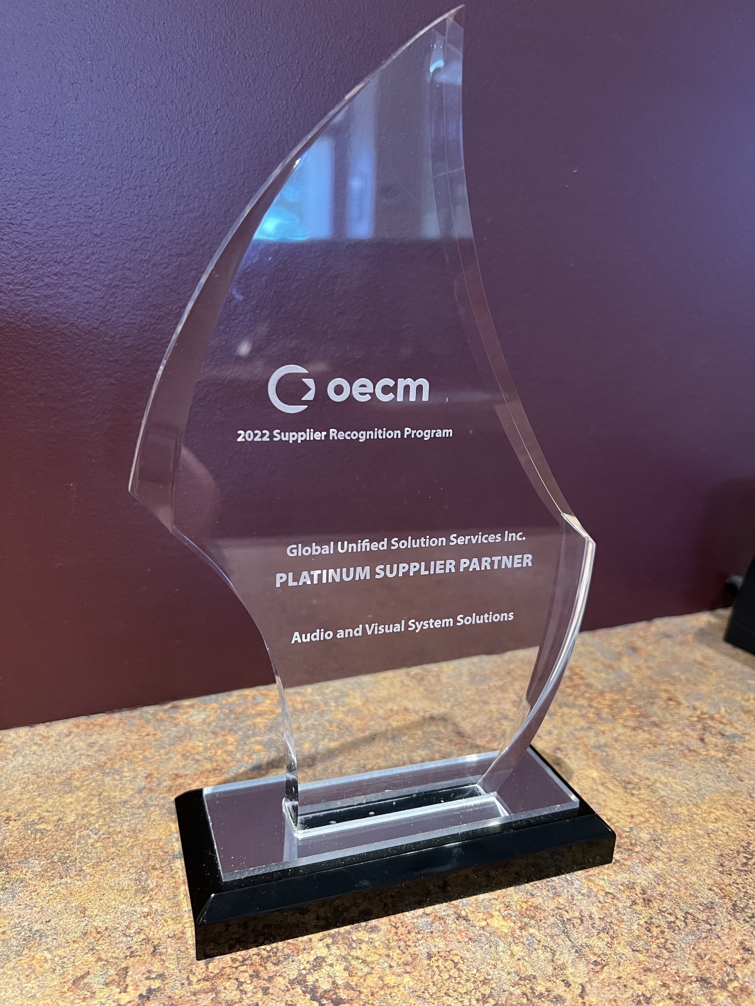 Global - Global USS has been awarded Platinum in OECM's 2022 Supplier ...