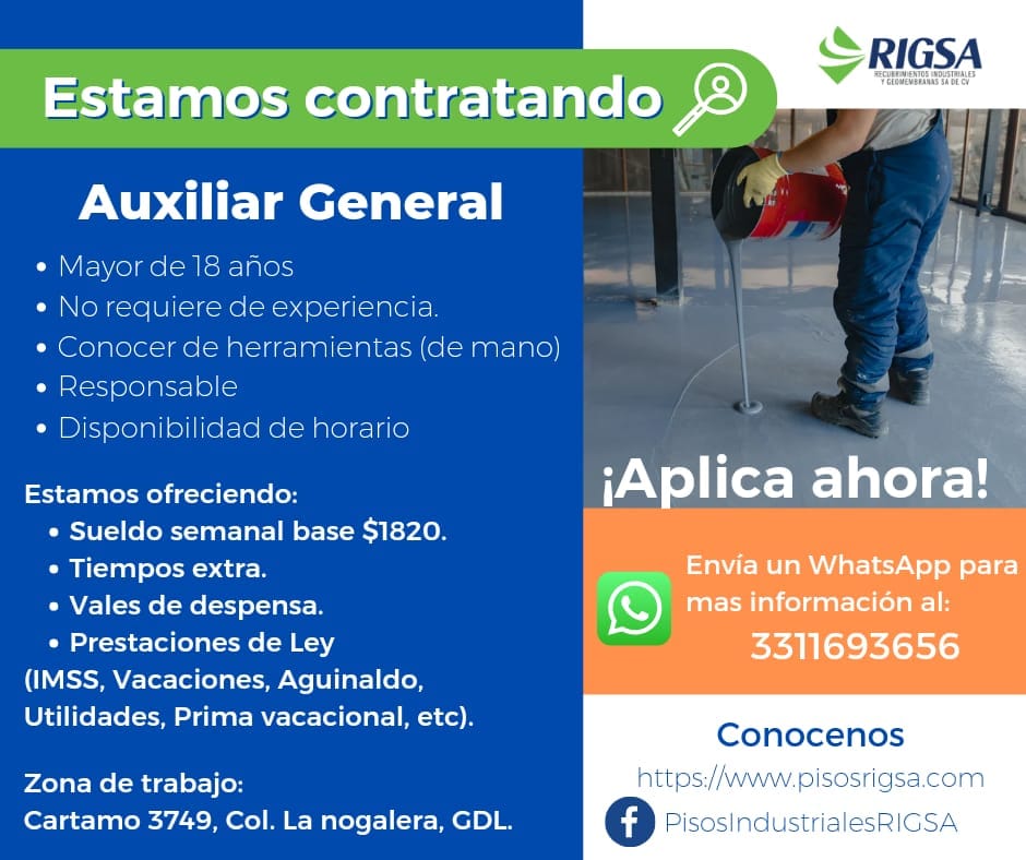 Pisos Industriales RIGSA | Guadalajara