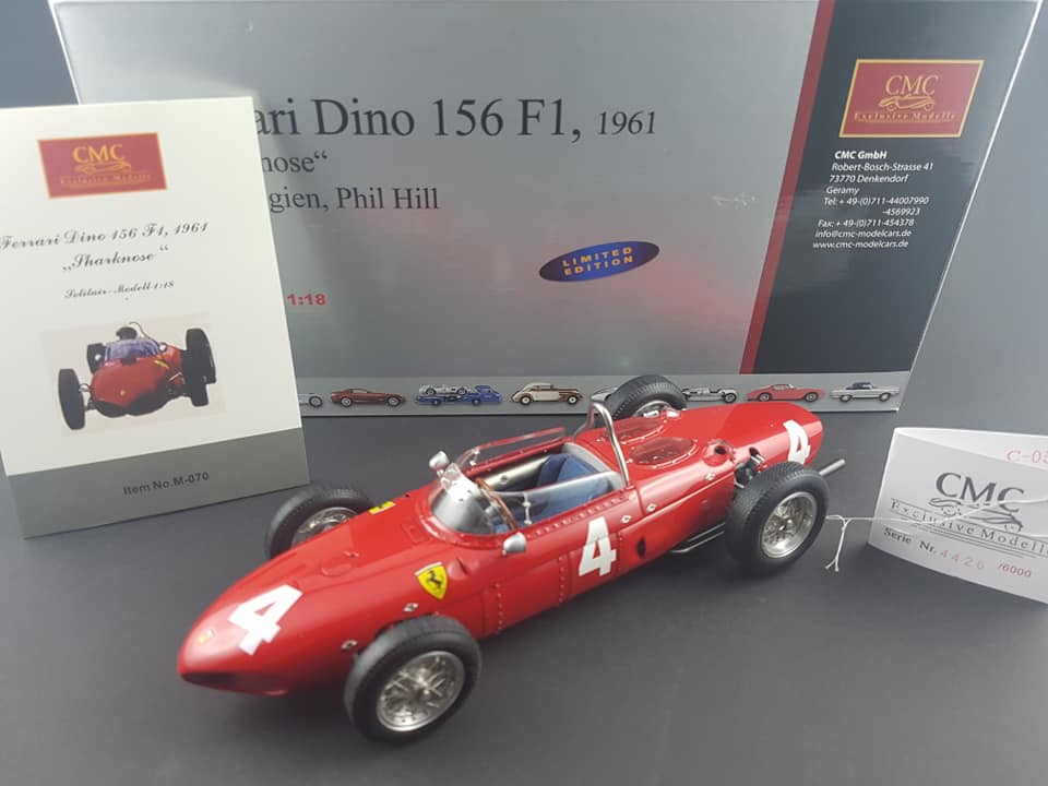 1:18 CMC 1961 Ferrari Dino 156 F1 O00 О O そ . N GT