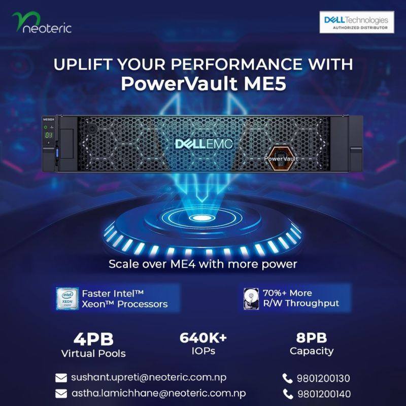 Neoteric Nepal - The Dell PowerVault ME5: delivers... | Facebook