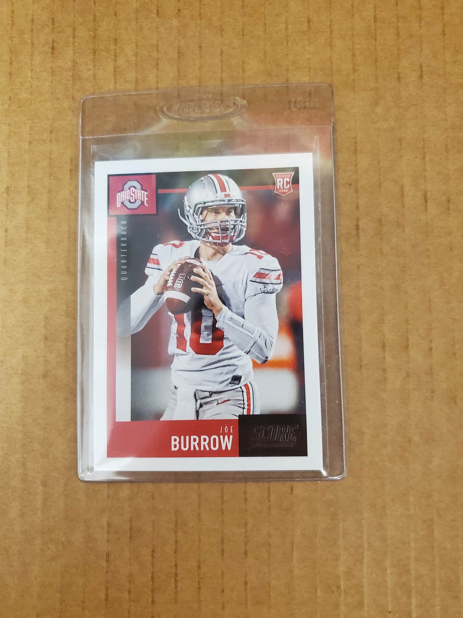 Joe Burrow 2020 Prizm gold auto rc