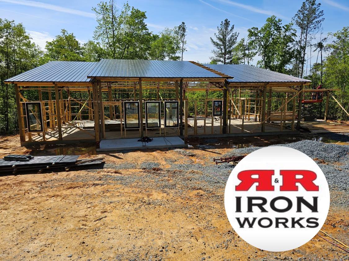 R&R Ironworks - Modern barndominium with offset truss... | Facebook