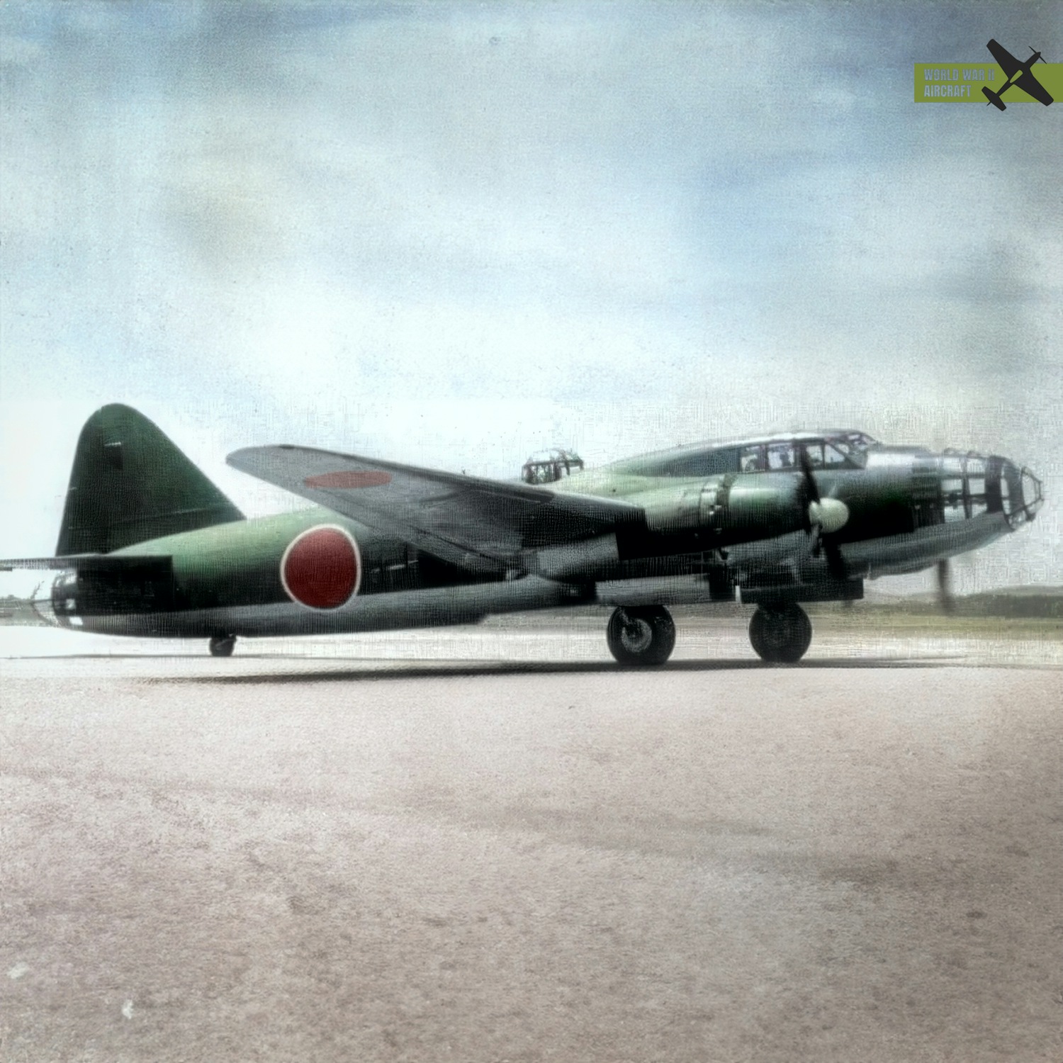 Mitsubishi G4M 'Betty' bomber under attack by F6F Hellcat
