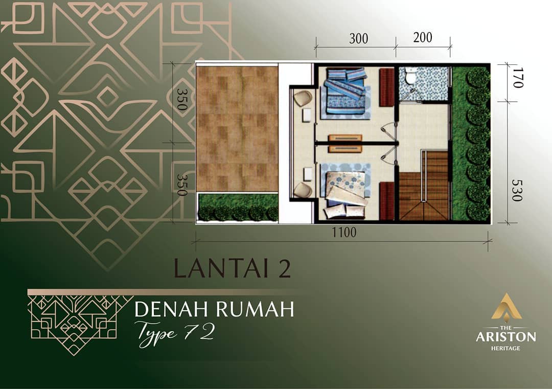 Spesifikasi Rumah Type 72 dengan... - The Ariston Heritage
