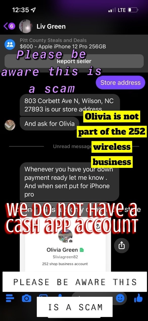 252 wireless - We do not have cash App Beware of scam... | Facebook
