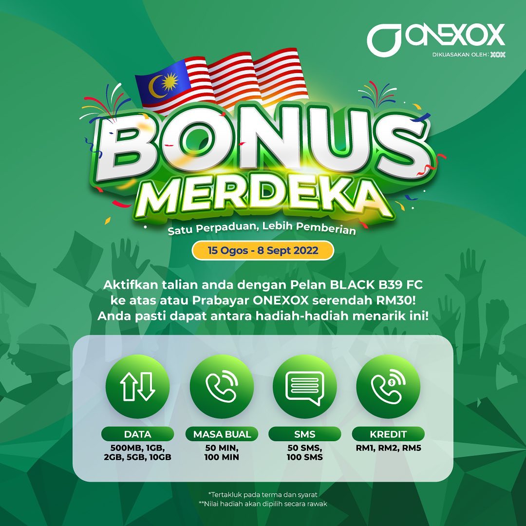 Onexox Bonus Merdeka 🤩🤩🤩 1)... - Onexox Lotuss Peringgit