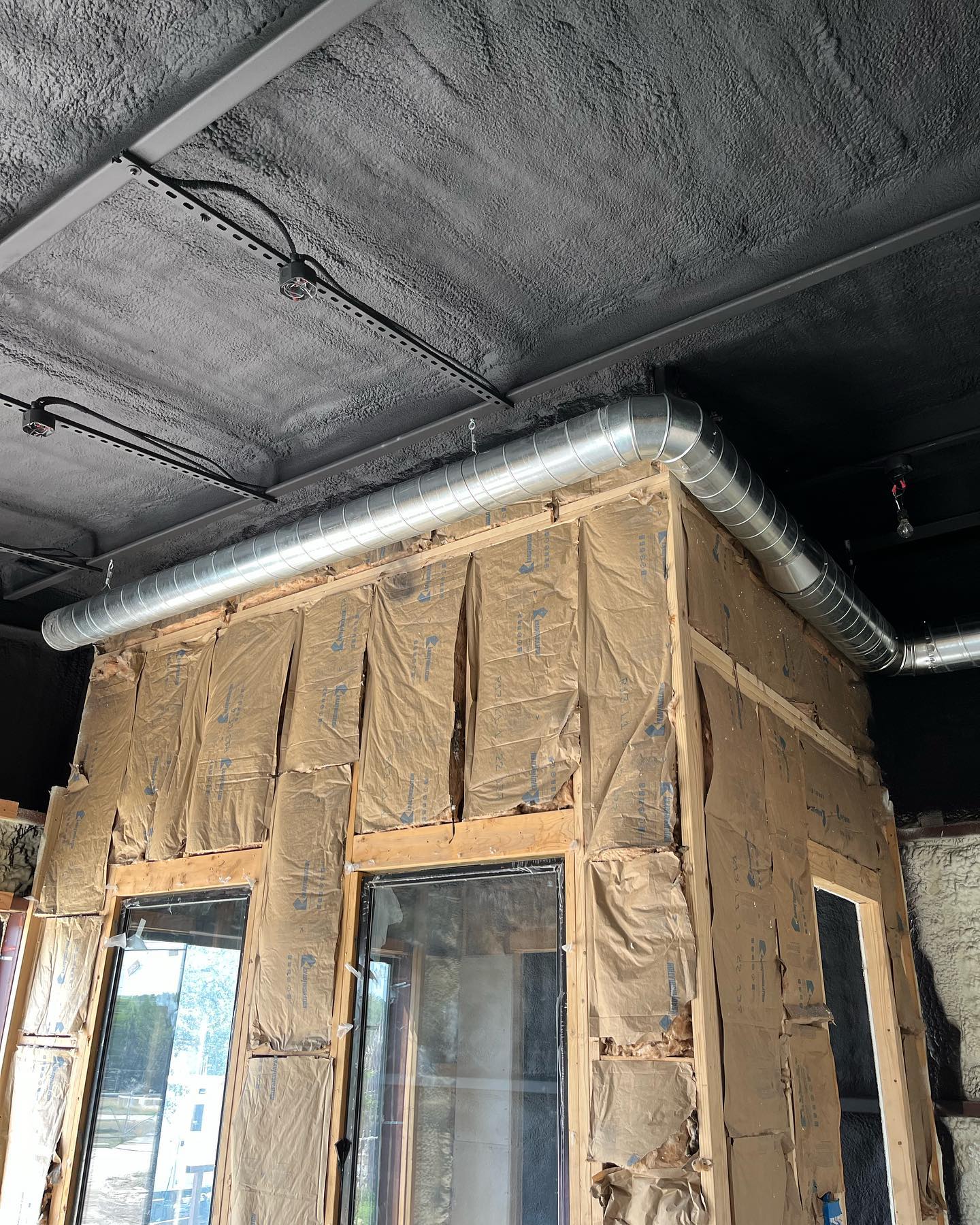 Ducting rough in complete at... - Climate Specialists, LLC. | Facebook