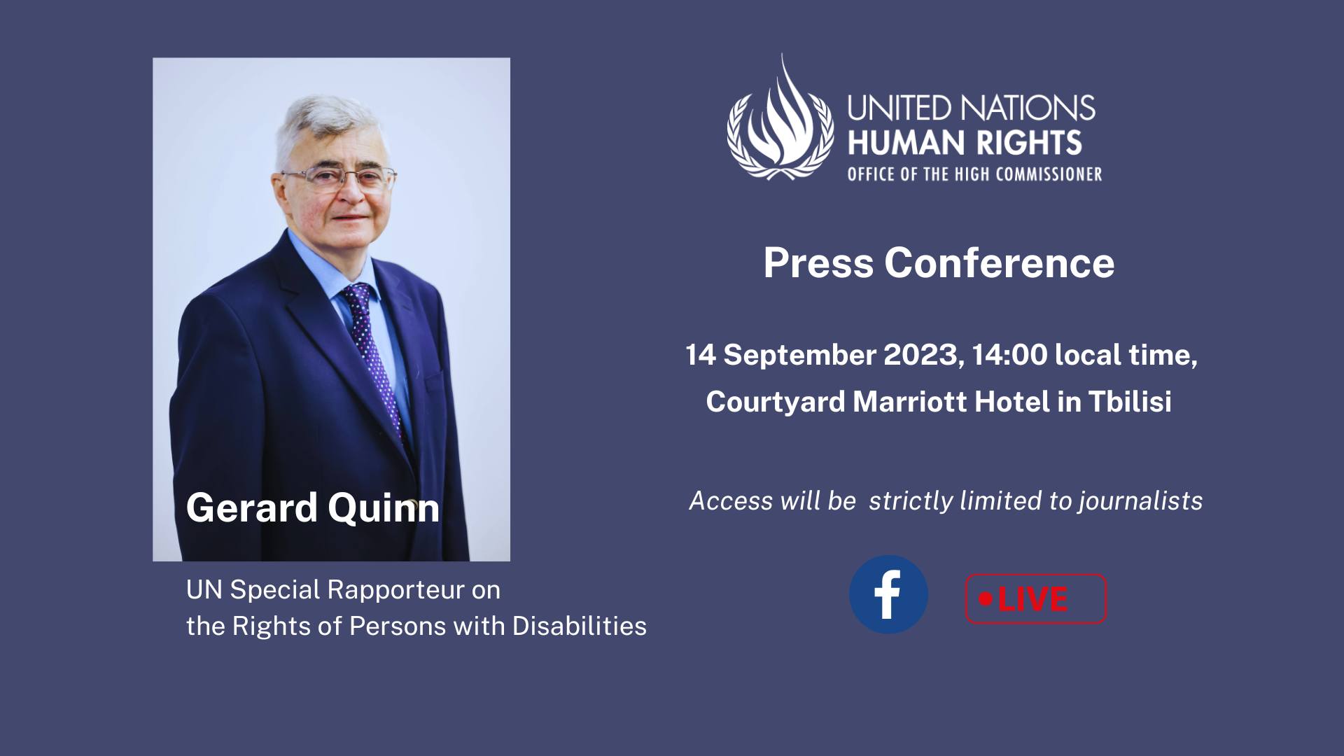 UN Special Rapporteur on the rights of persons with disabilities