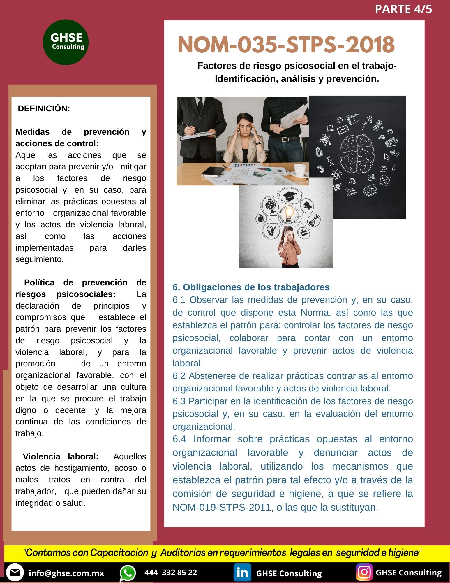 Ghse.com.mx/ - Te compartimos la siguiente infografía...