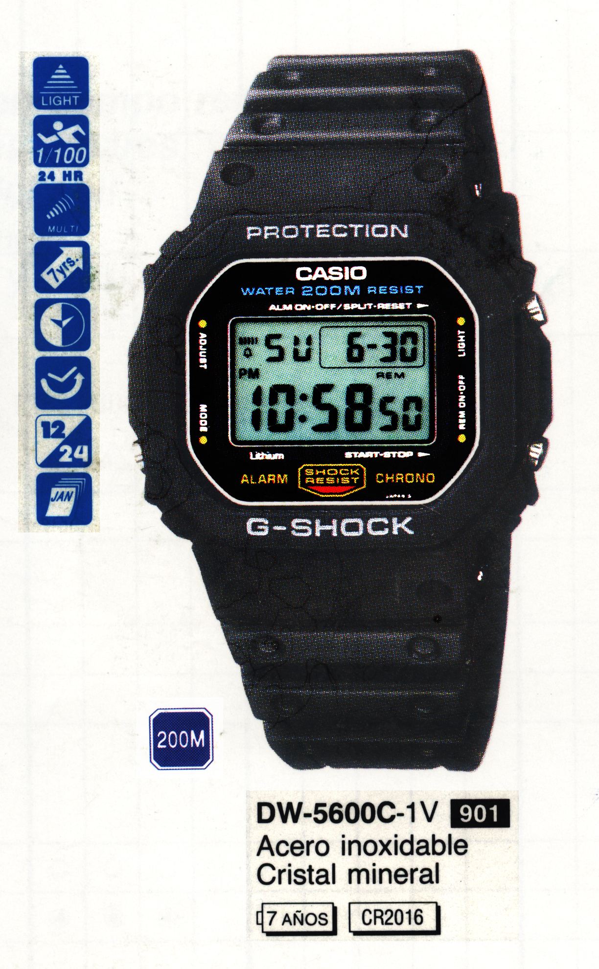 Published on date 1991-02-15 DW-5600C-1V Module 901